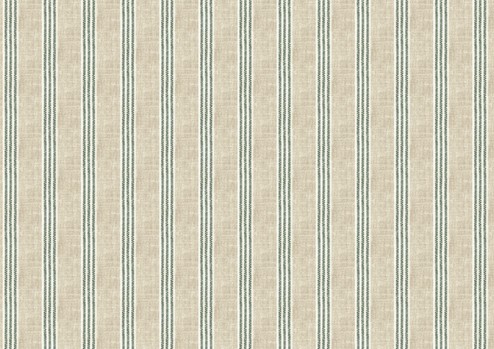 Emily Bond George Stripe Print, Fern - Roman Blind - Image 7